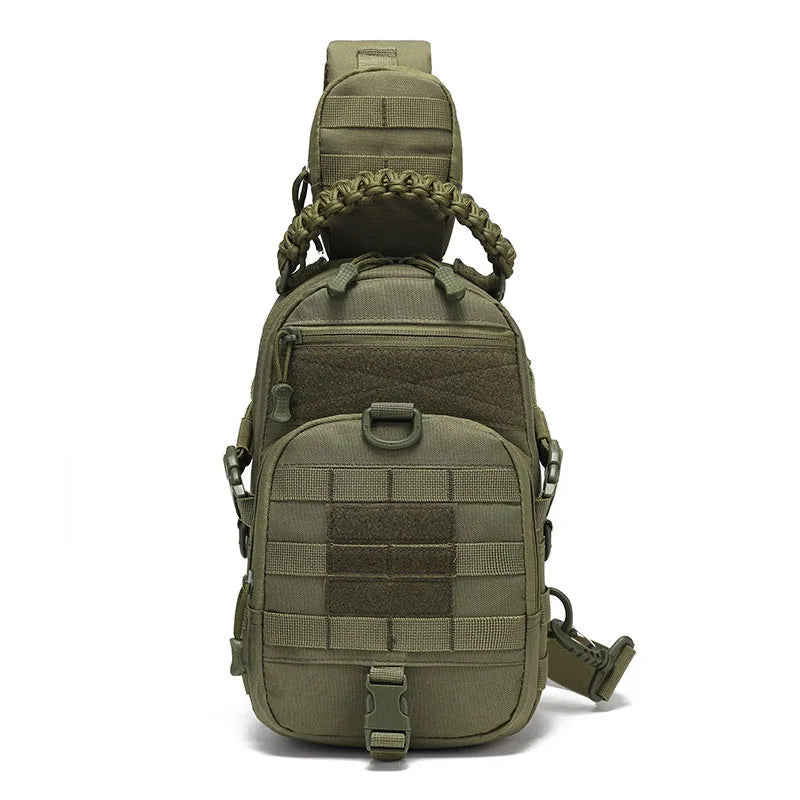Outdoor Camping Chest Bag Tactical Backpack for Men Sports Hiking Climbing Cycling Fishing MOLLE Shoulder Bag