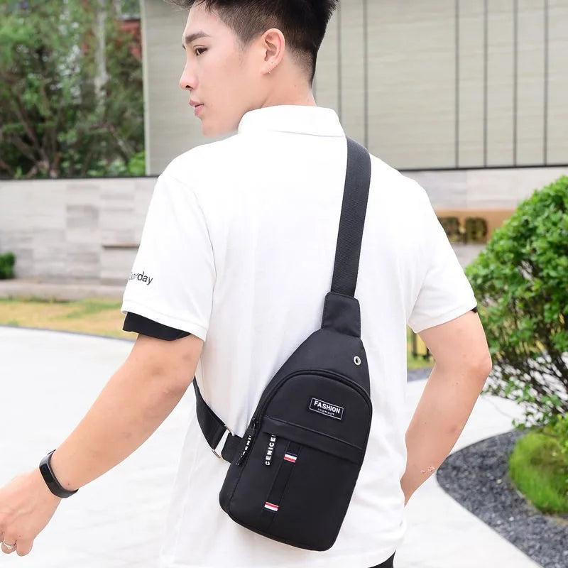 Men's Waterproof Large Capacity Fanny Pack, Adjustable Strap For Outdoor Activities