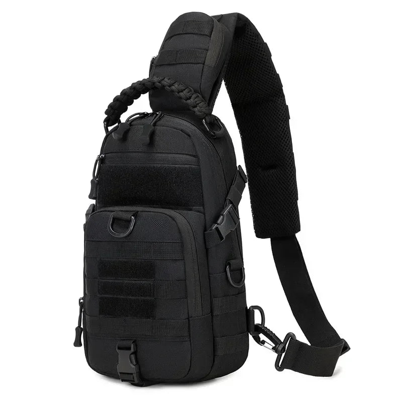 Outdoor Camping Chest Bag Tactical Backpack for Men Sports Hiking Climbing Cycling Fishing MOLLE Shoulder Bag