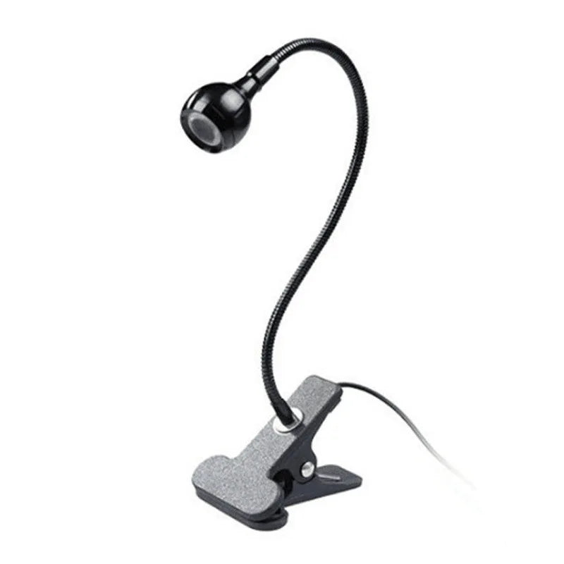 Led Ultraviolet Lights Clip-On Flexible Metal Tube UV Lamp USB Mini UV Gel Curing Light Desk Lamp Nail Dryer For DIY Nail Art