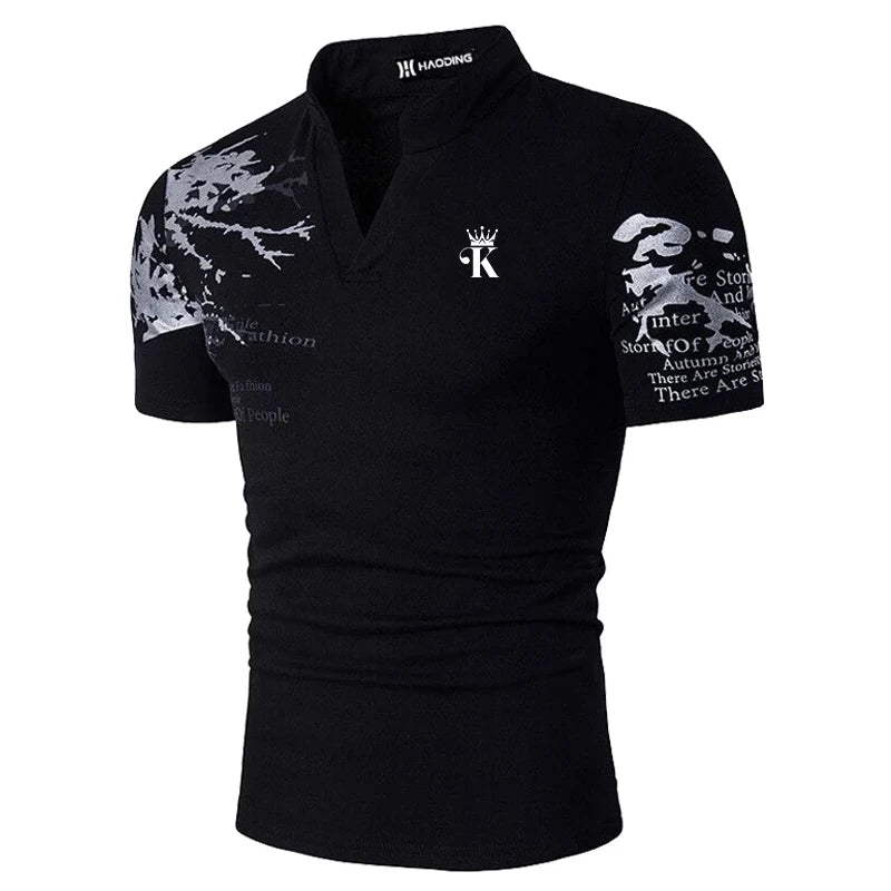 Men's Golf Shirt Polo Shirt Casual Holiday Short Sleeve Fashion Solid Color Patchwork Pocket Summer Regular Fit Golf Shirt