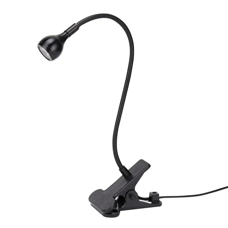 Led Ultraviolet Lights Clip-On Flexible Metal Tube UV Lamp USB Mini UV Gel Curing Light Desk Lamp Nail Dryer For DIY Nail Art