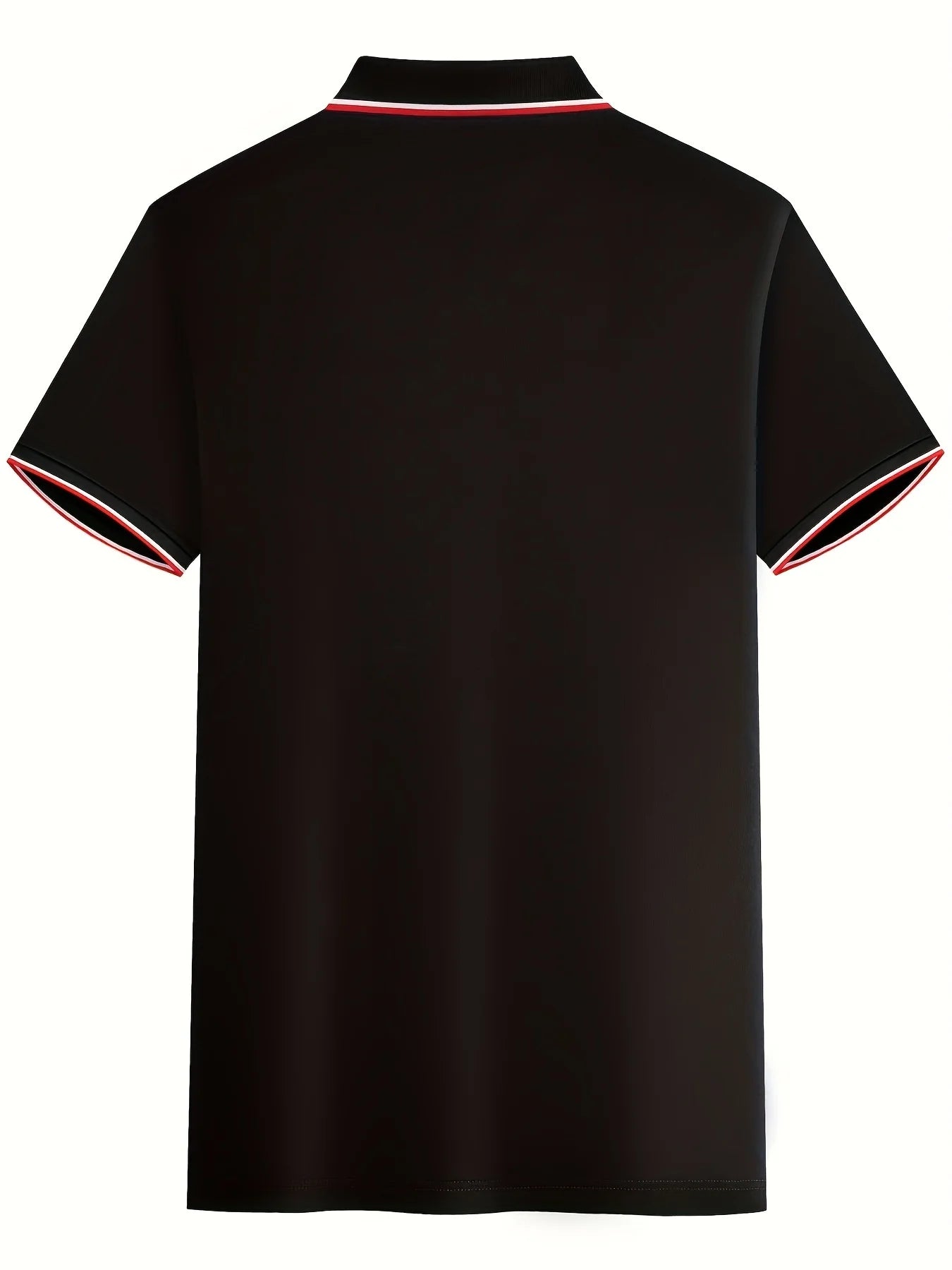 Men's summer 100 cotton fashionable casual knight pattern print loose large lapel short sleeved polo shirt top