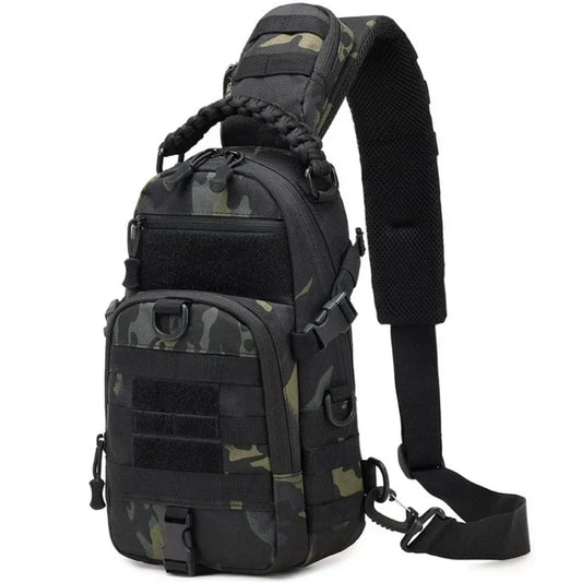 Outdoor Camping Chest Bag Tactical Backpack for Men Sports Hiking Climbing Cycling Fishing MOLLE Shoulder Bag
